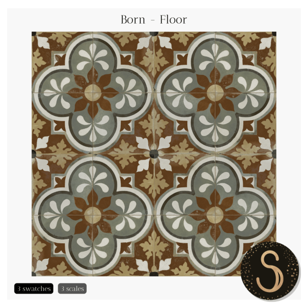 Mix Born Floors by simsfinds - The Sims 4 Custom Content