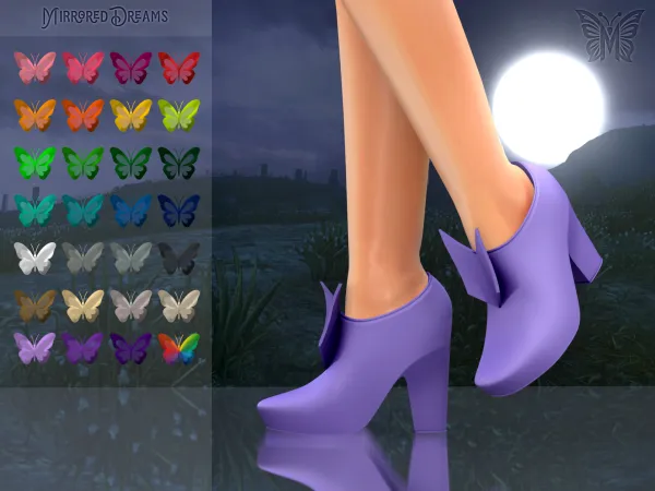 Maxis Match Shoe Daphne Blake Mistério SA (Post 33) by mirroreddreamscc - The Sims 4 Custom Content