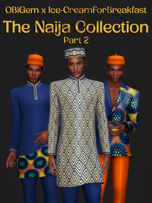 Maxis Match The Naija Collection Part 2 OBiGem x Ice CreamForBreakfast by simsfinds - The Sims 4 Custom Content