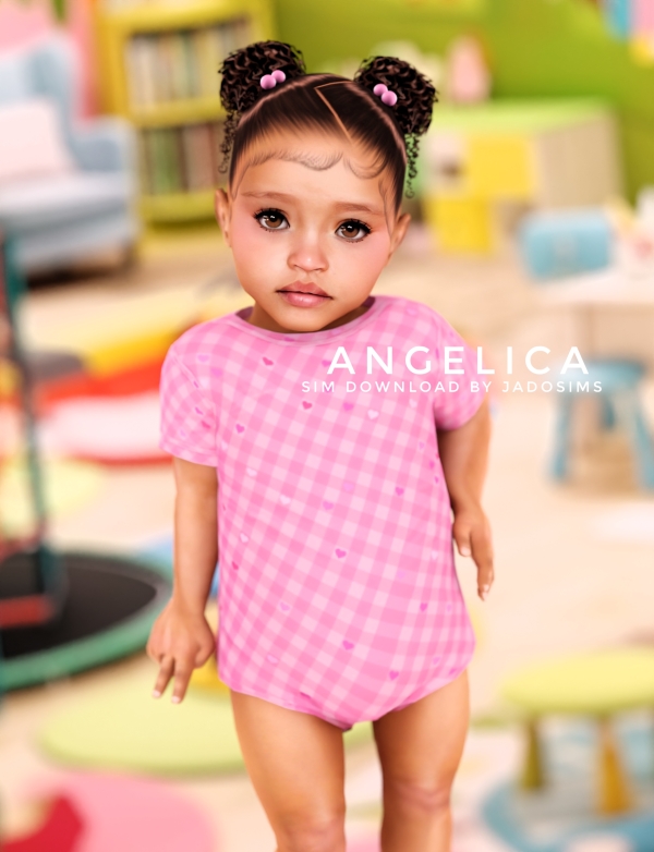 Alpha Angelica (Sim Download) by shopwithflynnn - The Sims 4 Custom Content