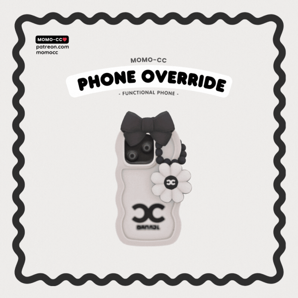 Maxis Match MOMO CUTIE PHONE OVERRIDE by simsfinds - The Sims 4 Custom Content