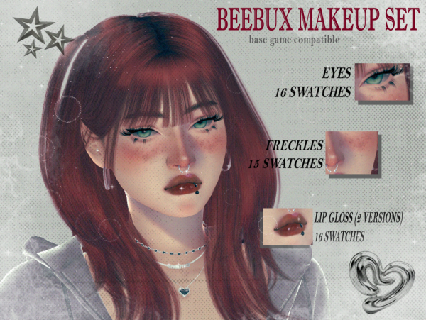 Mix MAKEUP SET by simsfinds - The Sims 4 Custom Content