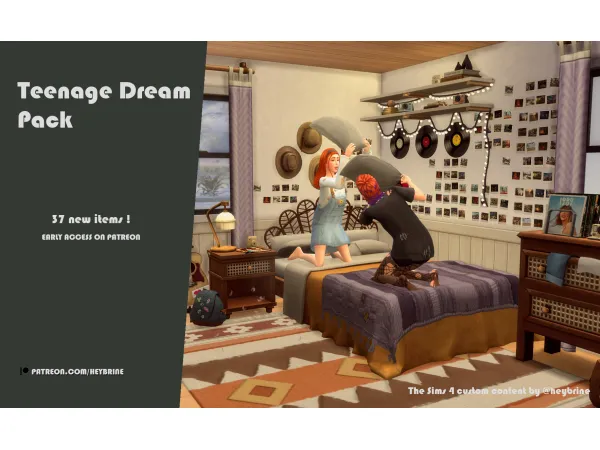 Maxis Match Teenage Dream Pack by simsfinds - The Sims 4 Custom Content