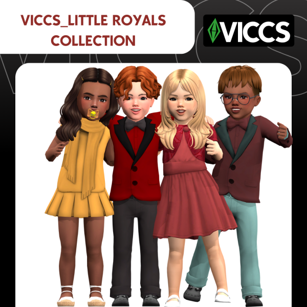 Mix VICCS_LITTLE ROYALS COLLECTION by viccs - The Sims 4 Custom Content