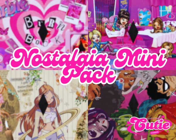 Mix Nostalgia Mini pack by simsfinds - The Sims 4 Custom Content