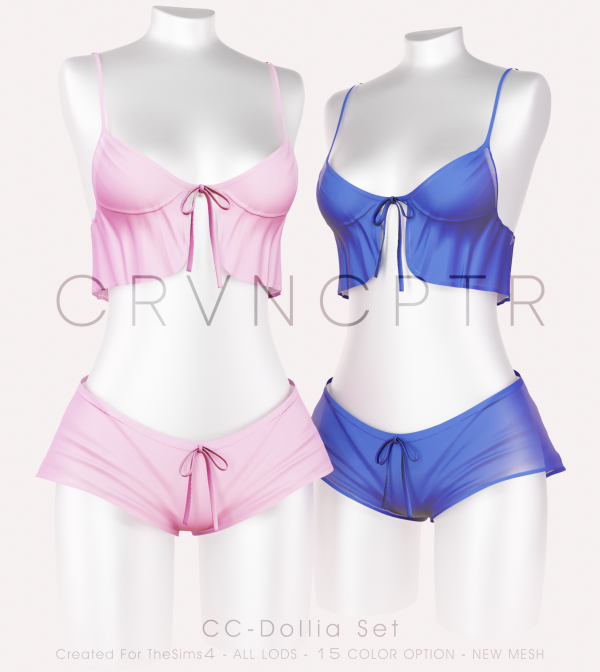 Alpha Dollia Set by carvin_captoor - The Sims 4 Custom Content