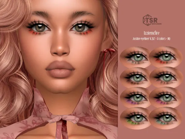 Mix IMF Justine Eyeliner N312 by thesimsresource - The Sims 4 Custom Content