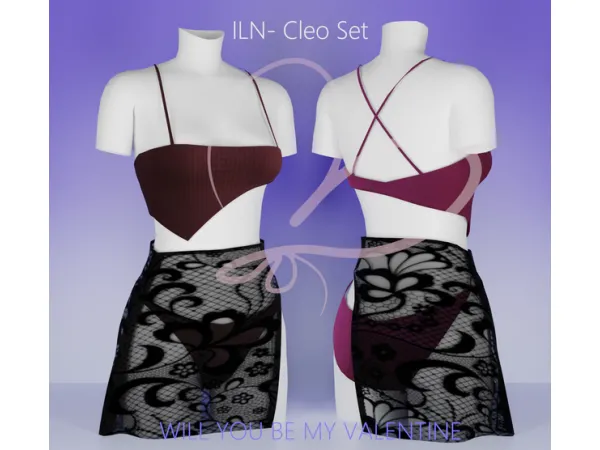 Mix ILN Cleo Set - The Sims 4 Custom Content