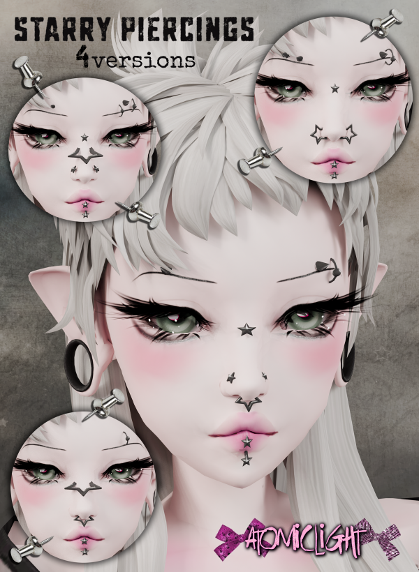 Maxis Match Starry Piercing sets by Atomiclight - The Sims 4 Custom Content
