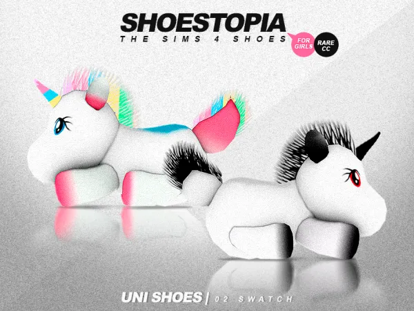 Alpha Shoestopia Uni Slippers by shoestopia - The Sims 4 Custom Content