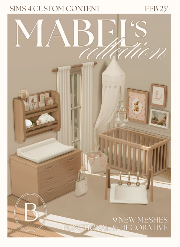 Maxis Match MABEL'S COLLECTION a sims 4 custom content collection by simsfinds - The Sims 4 Custom Content