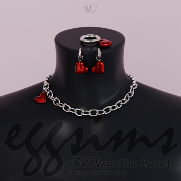 Alpha [EGGSIMS] 2025 Valentine Acc set by simsfinds - The Sims 4 Custom Content