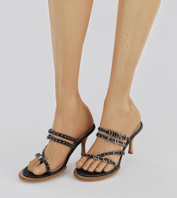 Alpha knwls london collection SCYTHE HEELS by simsfinds - The Sims 4 Custom Content