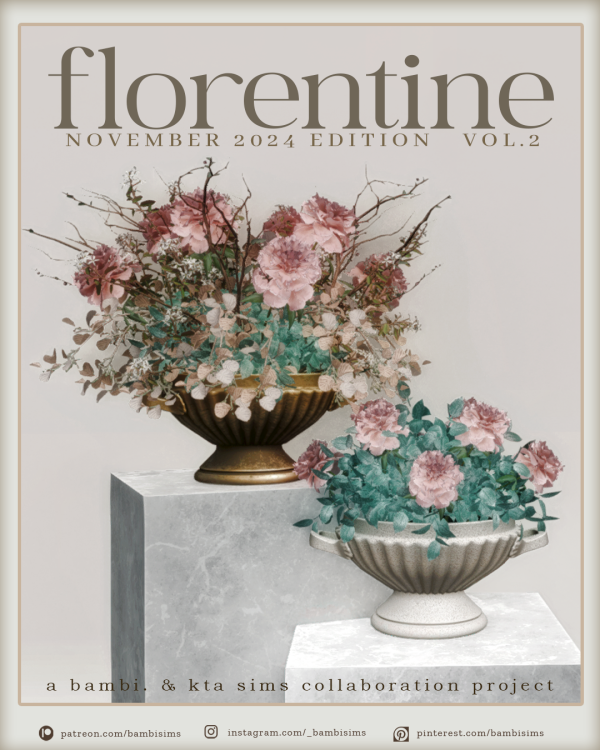 Alpha florentine vol 2 by bambisims - The Sims 4 Custom Content