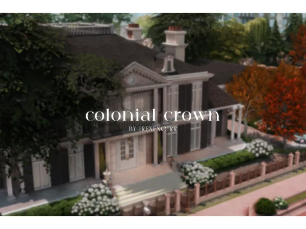 Alpha Colonial Crown build by simsfinds - The Sims 4 Custom Content