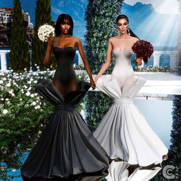 Alpha Sheer Strapless Gown cool_content_star by cool_content_star - The Sims 4 Custom Content