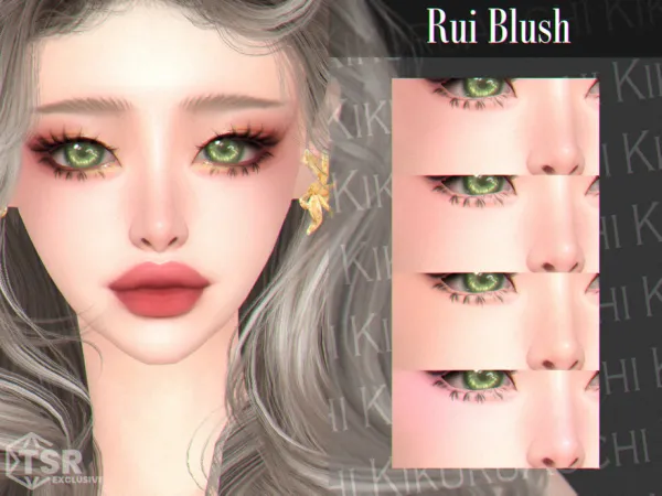 Maxis Match Rui Blush by Kikuruacchi - The Sims 4 Custom Content