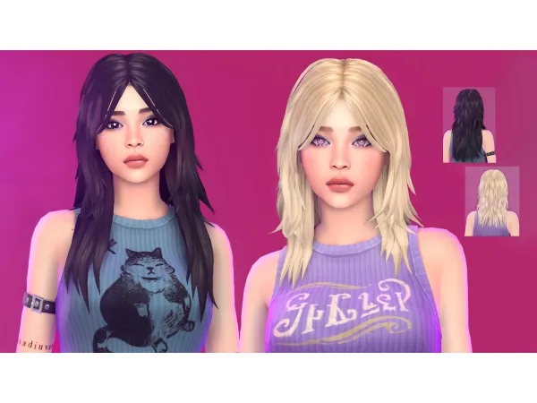 Maxis Match JULIE HAIRSTYLE by modcollective - The Sims 4 Custom Content