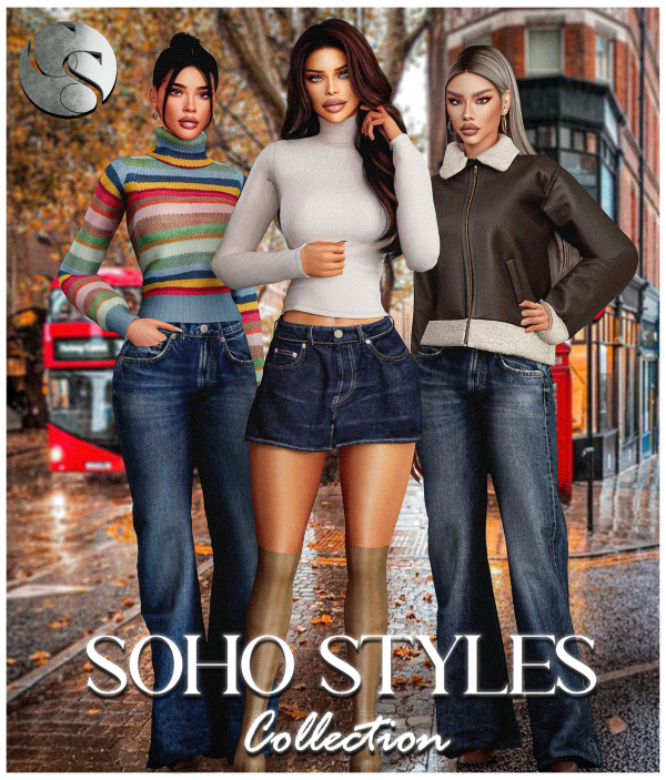 Alpha CAMUFLAJE Soho Syles Collection by simsfinds - The Sims 4 Custom Content