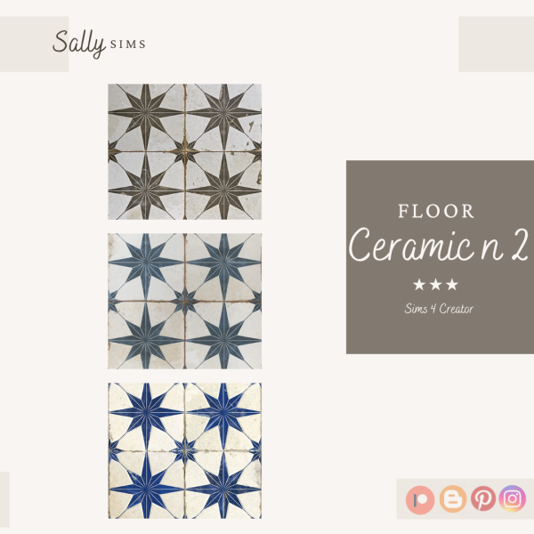 Alpha Floor CERAMIC n2 (Gift) by sally4sims - The Sims 4 Custom Content