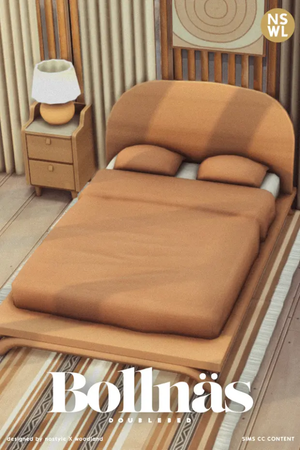 Maxis Match 𝐁𝐨𝐥𝐥𝐧ä𝐬 𝐃𝐨𝐮𝐛𝐥𝐞𝐁𝐞𝐝 by simsfinds - The Sims 4 Custom Content