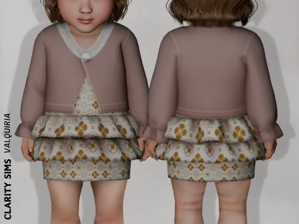 Mix Valquu00edria Outfit Infant - The Sims 4 Custom Content