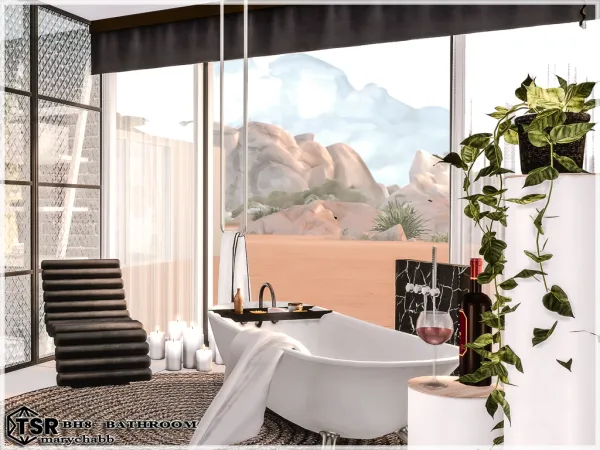 Mix BH8 Bathroom by marychabb - The Sims 4 Custom Content