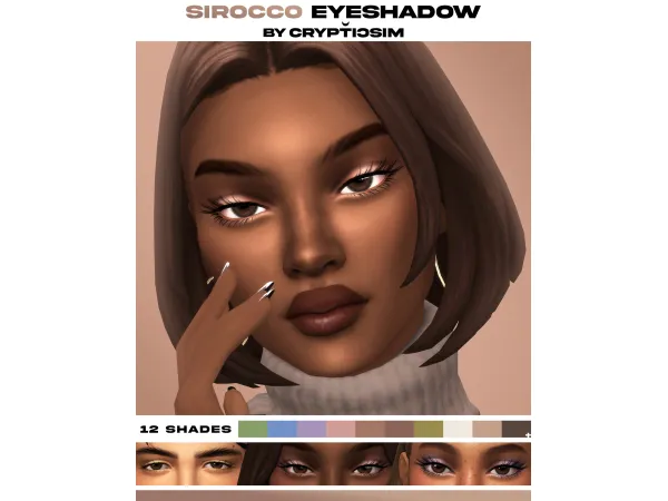 Maxis Match sirocco eyeshadow by crypticsim - The Sims 4 Custom Content