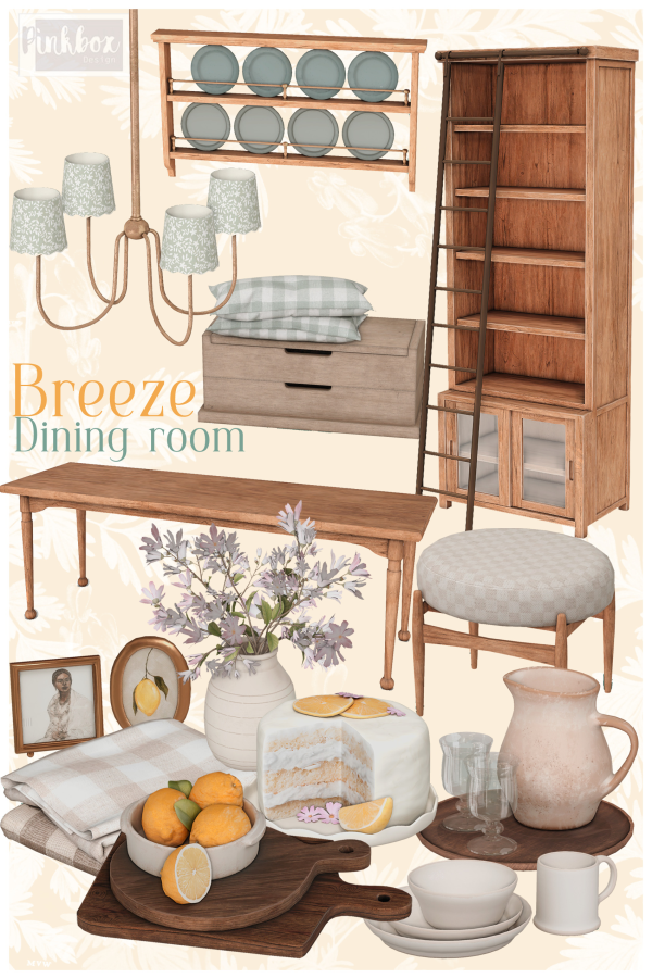 Alpha Breeze dining by simsfinds - The Sims 4 Custom Content