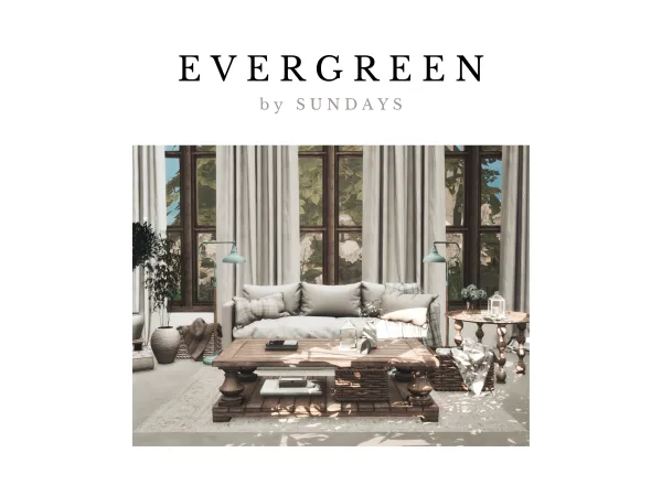 Alpha evergreen set x Baumgarten by sundays_sims - The Sims 4 Custom Content