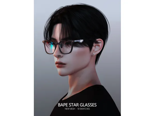 BAPE Star Glasses by Rona_sims