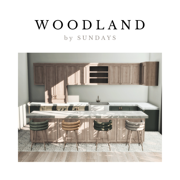 Alpha woodland set by simsfinds - The Sims 4 Custom Content