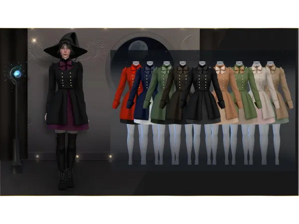 Mix ALCHEMIST LADY CLOTHING 4 by DanSimsFantasy - The Sims 4 Custom Content