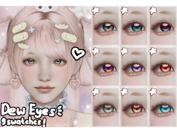 Maxis Match dew eyes by simsfinds - The Sims 4 Custom Content
