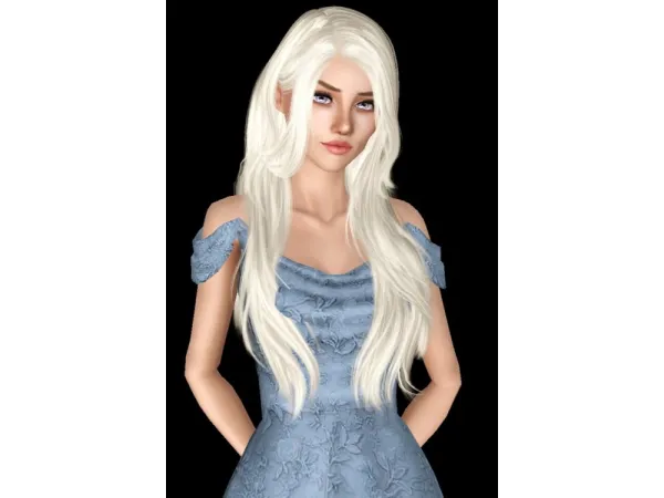 Wings TO1125 Supple Straight Hair Conversion by melsts3cc - The Sims 3 Custom Content