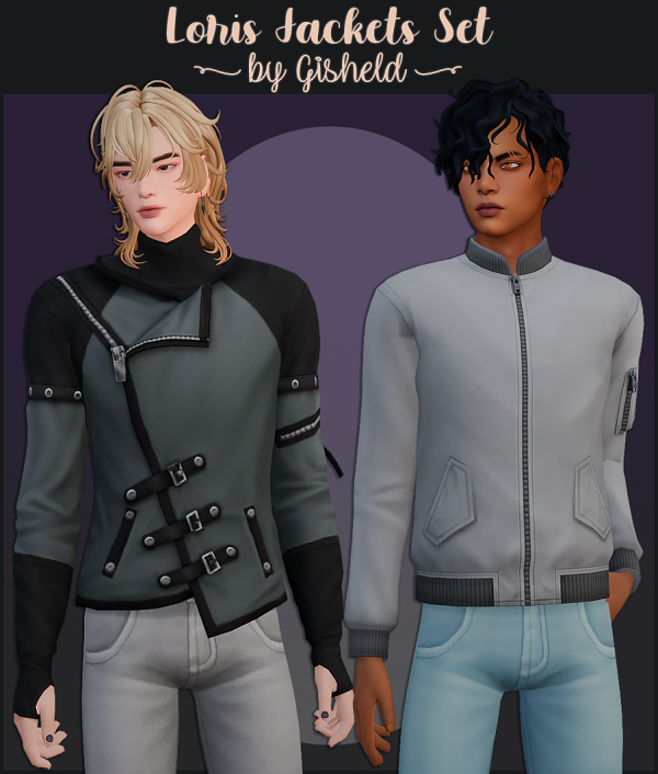 Maxis Match Loris Jackets Set by simsfinds - The Sims 4 Custom Content