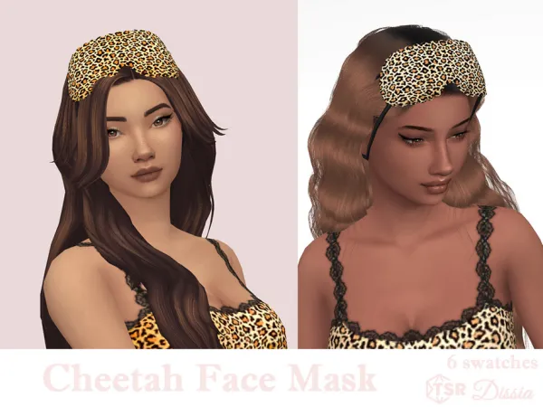 Mix Cheetah Face Mask by thesimsresource - The Sims 4 Custom Content