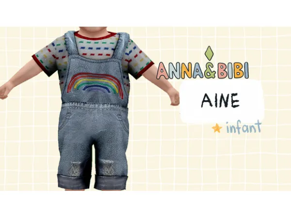 Alpha Aine INFANT [AnnaBibi] - The Sims 4 Custom Content