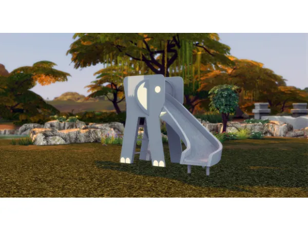 Mix to Jungle Gym Slide Animal by SimslandConversions - The Sims 4 Custom Content