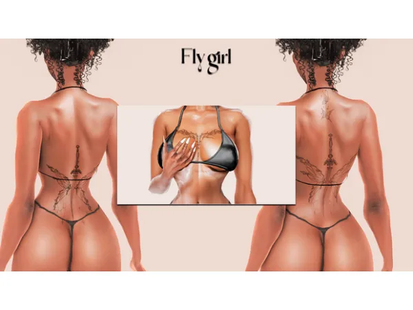 Mix FLY GIRL by ziimp - The Sims 4 Custom Content