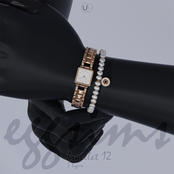 Alpha [EGGSIMS] bracelet 12 by simsfinds - The Sims 4 Custom Content