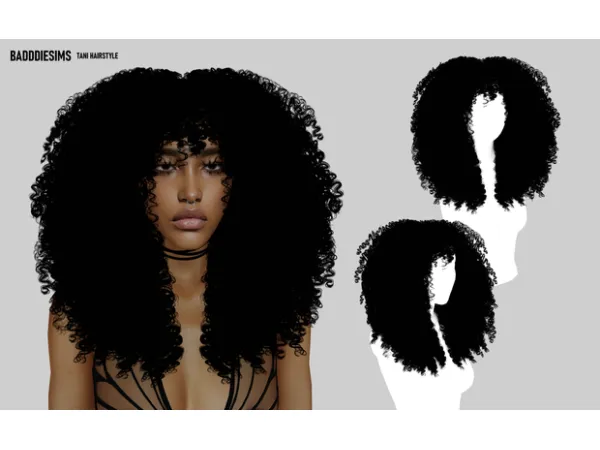 Alpha TANI HAIRSTYLE by simsfinds - The Sims 4 Custom Content