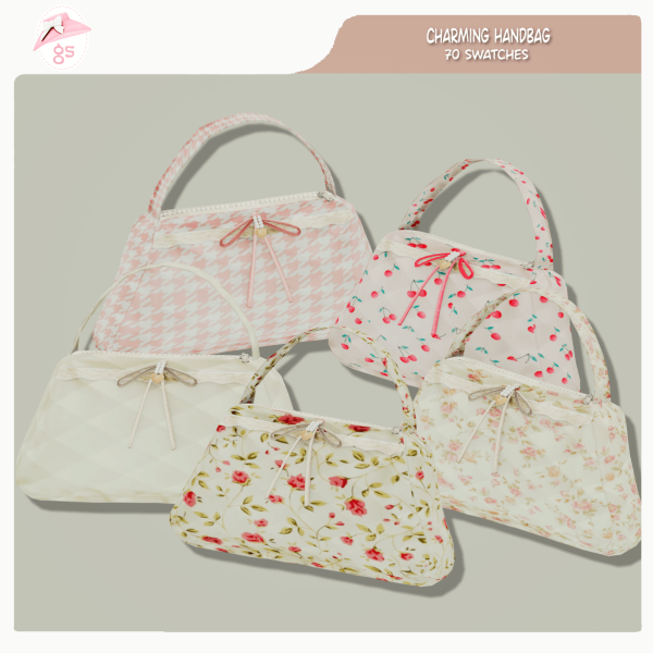 Mix Charming Handbag by simsfinds - The Sims 4 Custom Content