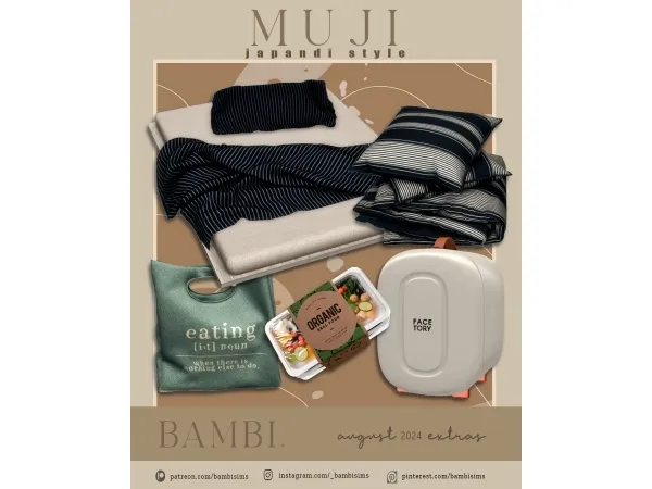 Alpha muji - The Sims 4 Custom Content