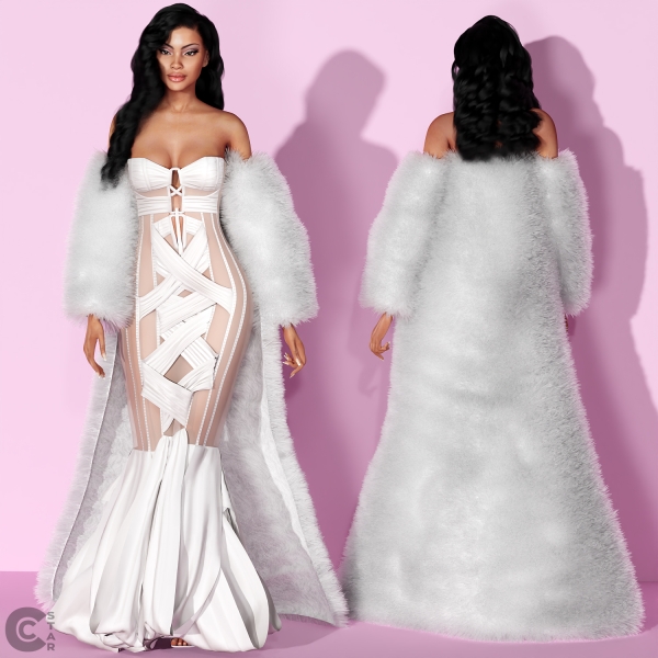 Alpha Furry coat (ACCESORY CATEGORY) by cool_content_star - The Sims 4 Custom Content