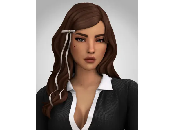 Maxis Match Rosaline Hair by Aladdinsimmer - The Sims 4 Custom Content