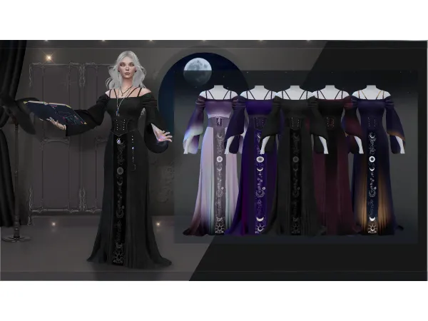 Mix Alchemist Lady clothing 2 by modcollective - The Sims 4 Custom Content