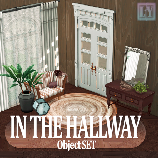 Maxis Match In the Hallway SET by simsfinds - The Sims 4 Custom Content