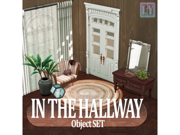 Maxis Match In the Hallway SET by luuforyou - The Sims 4 Custom Content