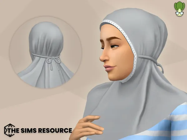 Maxis Match Modest Wear Hijab 16 by kapakijo - The Sims 4 Custom Content